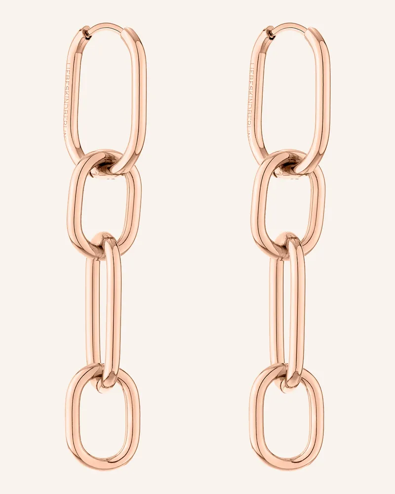 Liebeskind Ohrhänger  Aus  Edelstahl rosegold Roségold