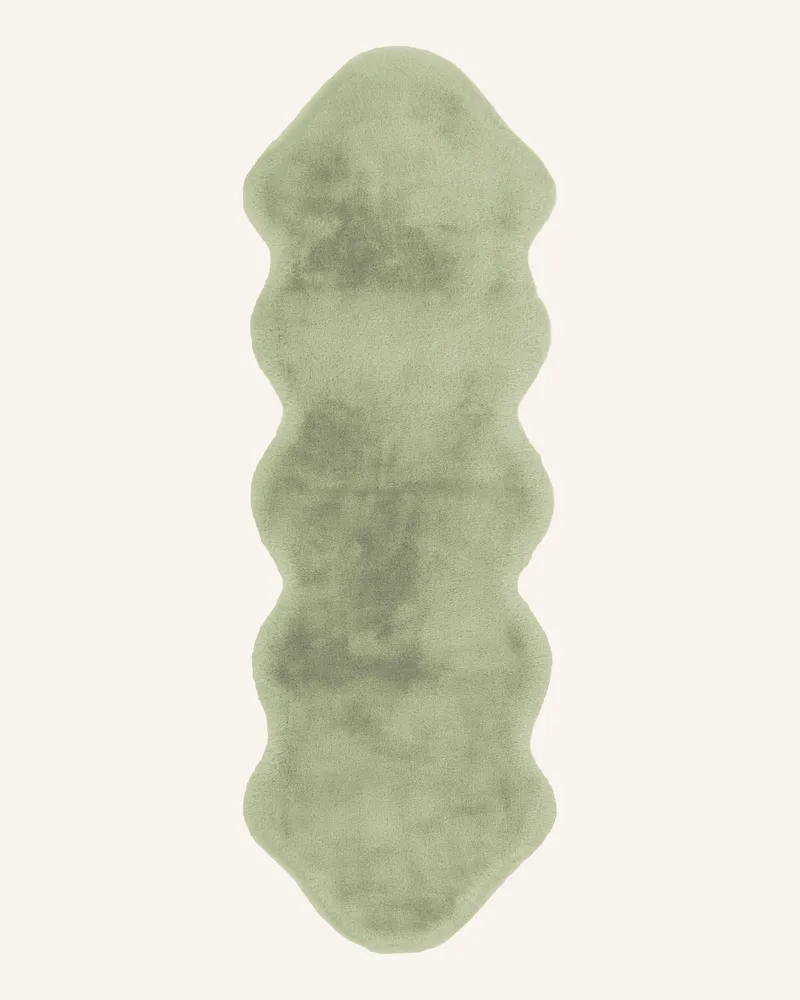 Kayoom Hochflor Teppich RABBIT Grün