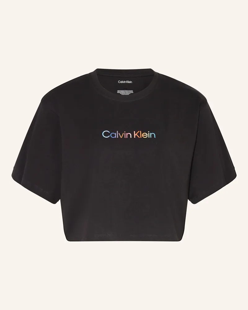 Calvin Klein Schlafshirt Schwarz