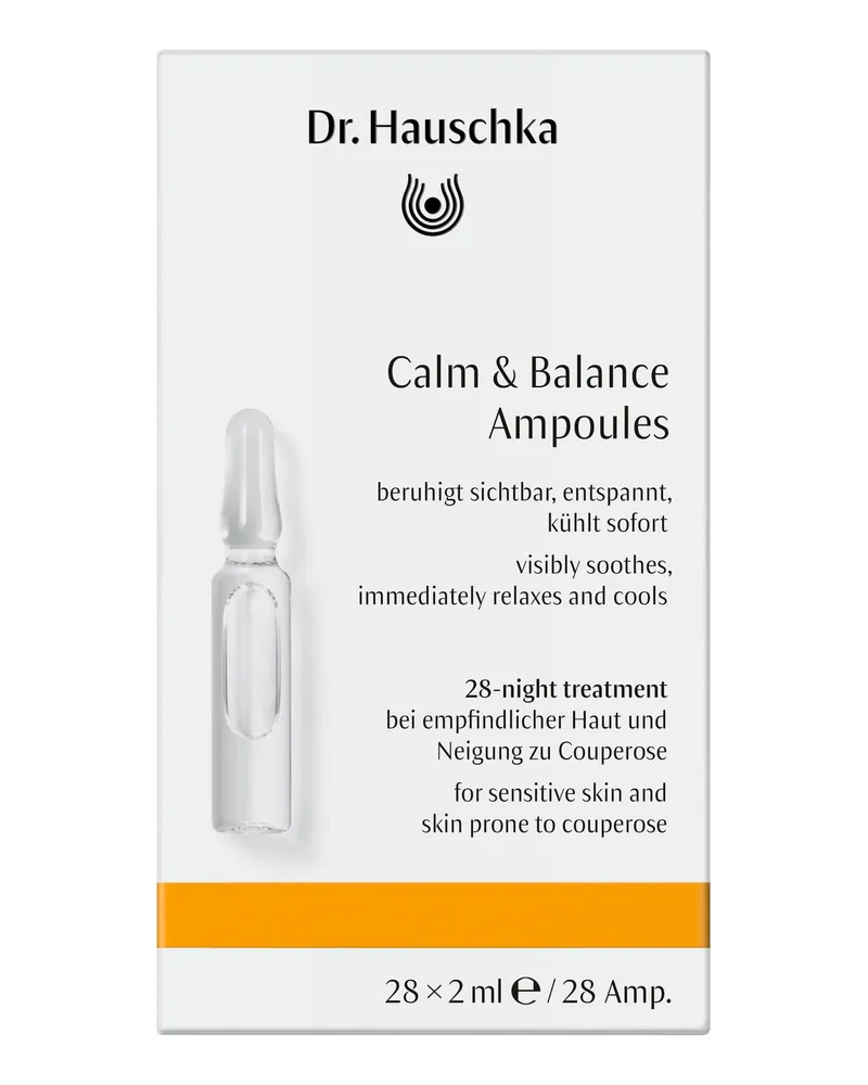 Dr. Hauschka Calm & Balance Ampoules Nachtpflege-Ampullen (28 x 2ml) 56 ml 