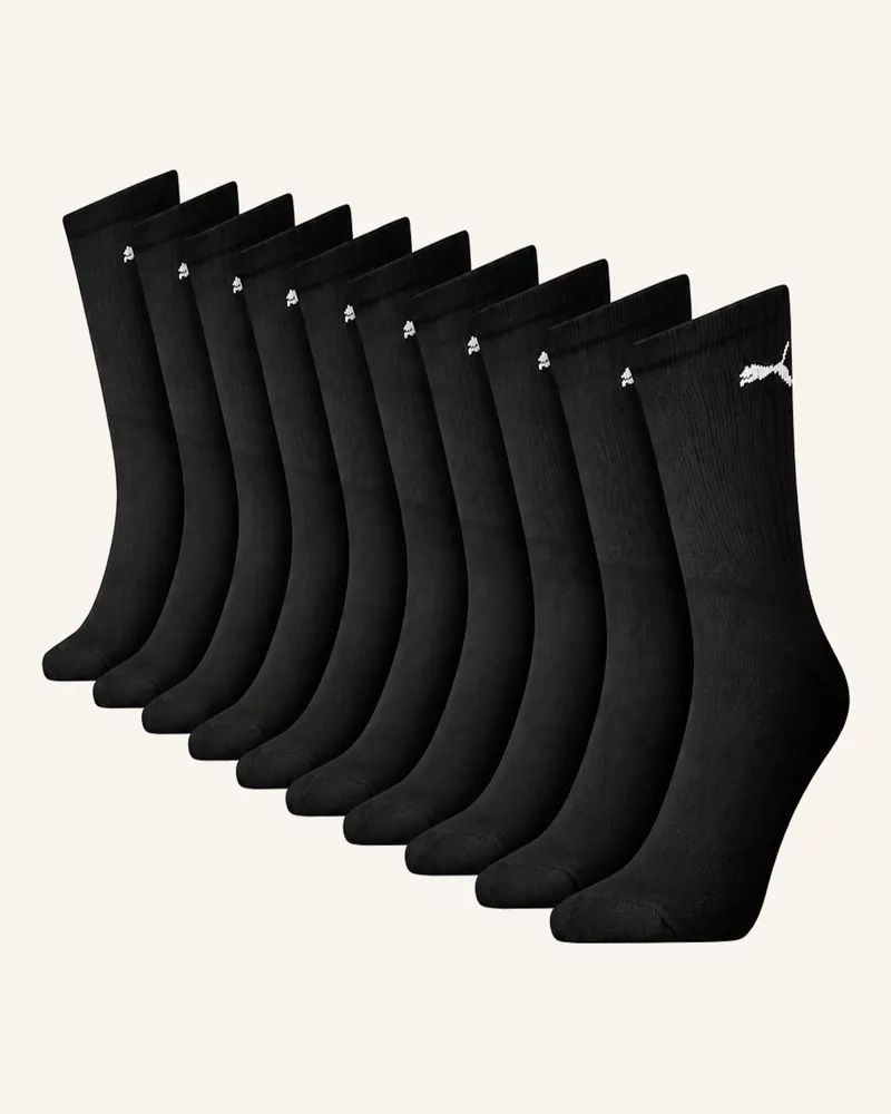 Puma Sportsocken Regular Crew 12-Pack schwarz Schwarz