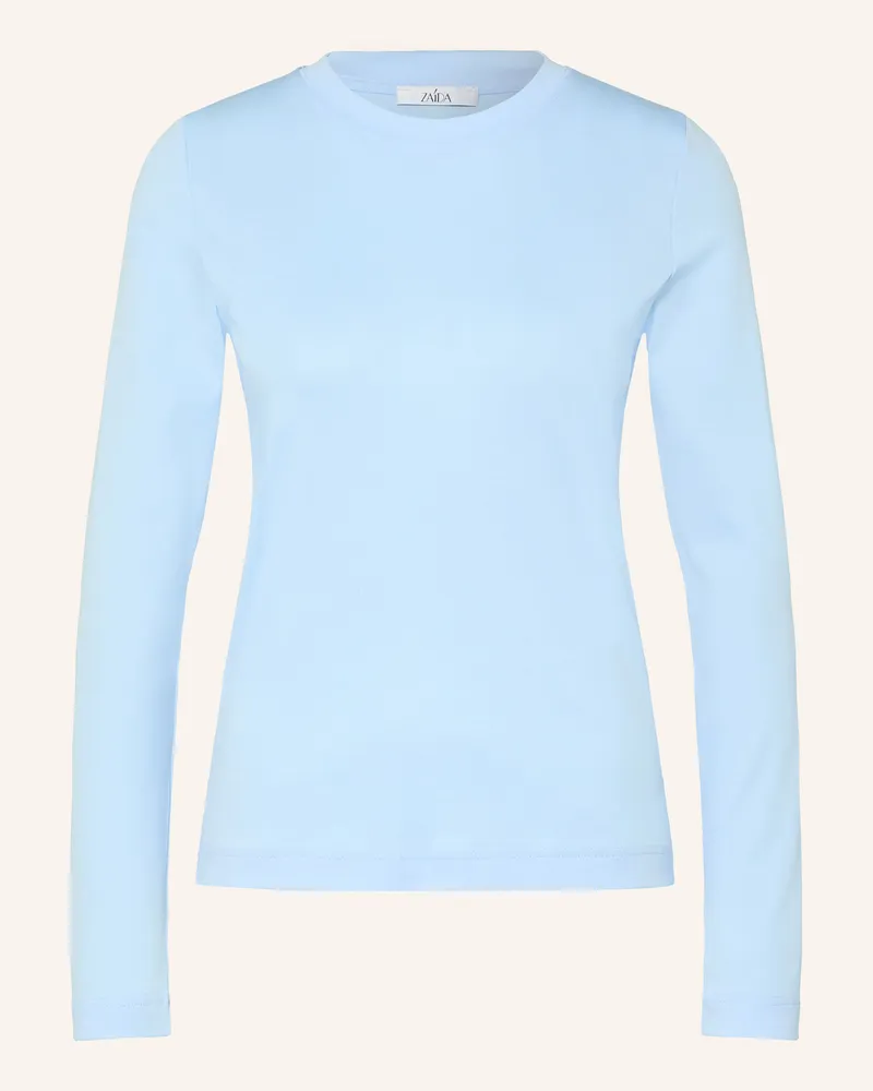 ZAíDA Longsleeve blau Hellblau