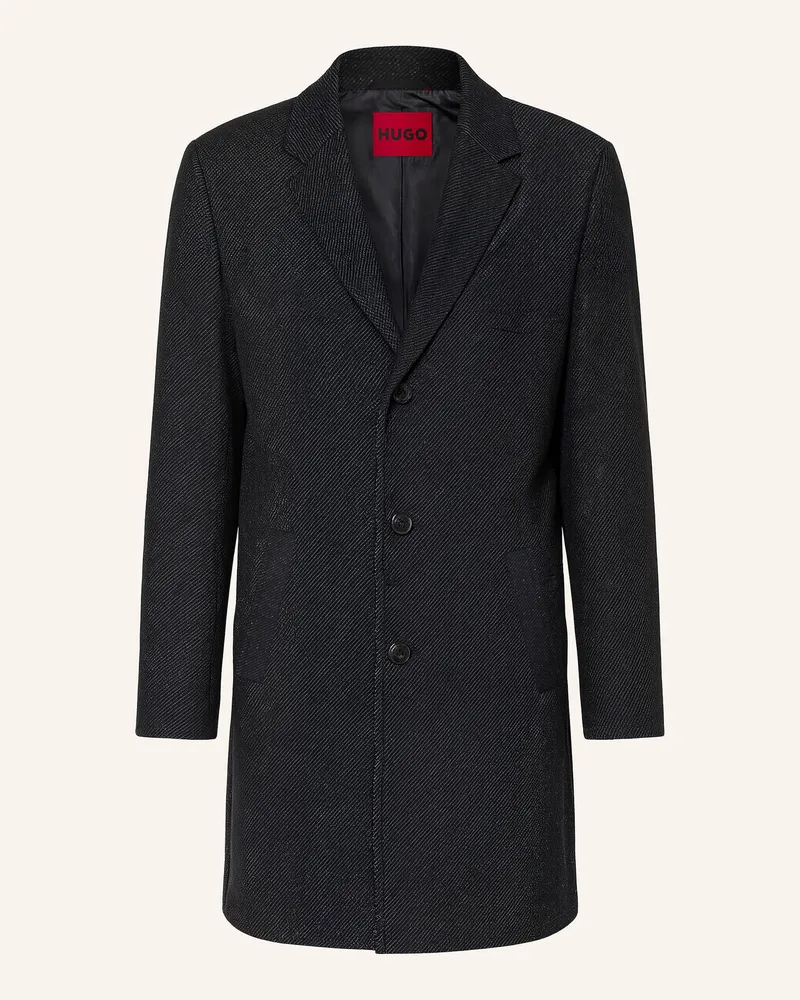 HUGO BOSS Casual Mantel MALTE2541 Regular Fit Schwarz