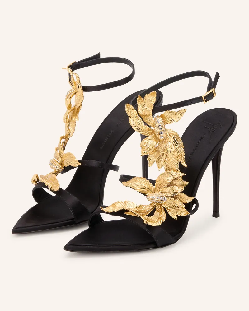 Giuseppe Zanotti Slingpumps Incanto Mit Schmucksteinen schwarz Schwarz