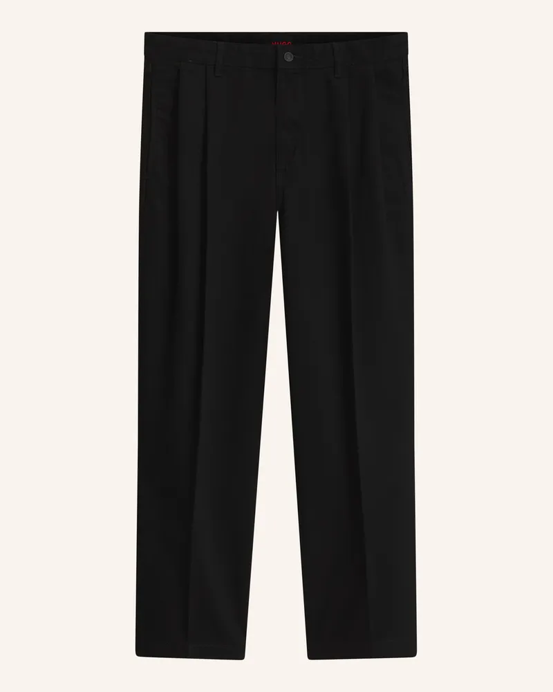 HUGO BOSS Jeans Hugo 249/1 Relaxed Fit schwarz Schwarz
