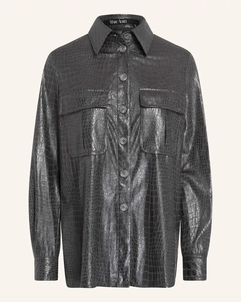 MARC AUREL Überhemd grau Grau