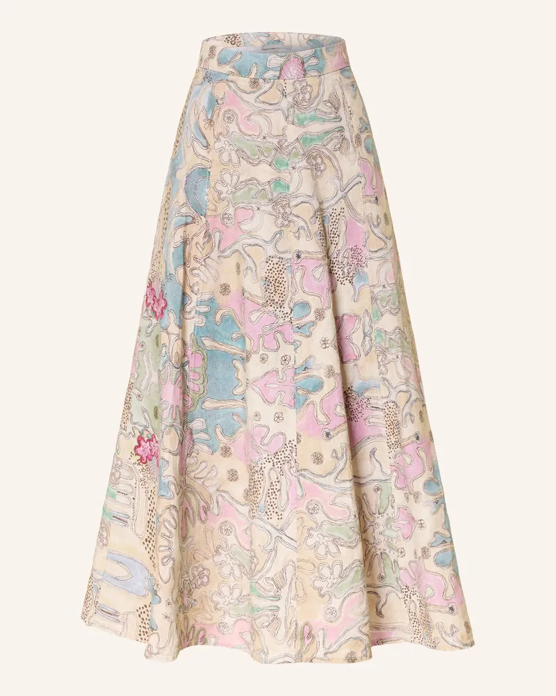 (THE MERCER) N.Y. Leinenrock gelb Beige