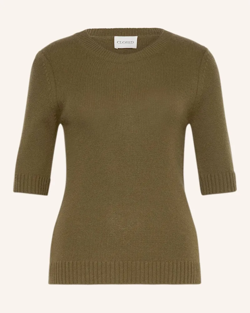 Closed Cashmere-Strickshirt gruen Oliv