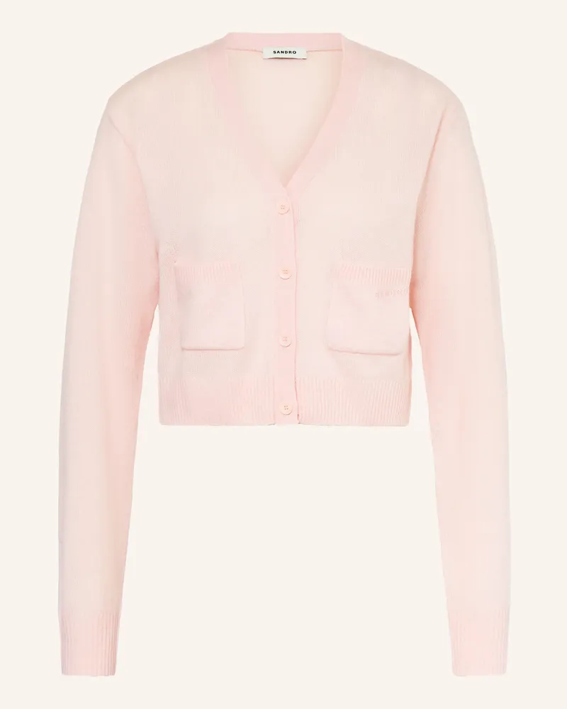 Sandro Strickjacke Hellrosa