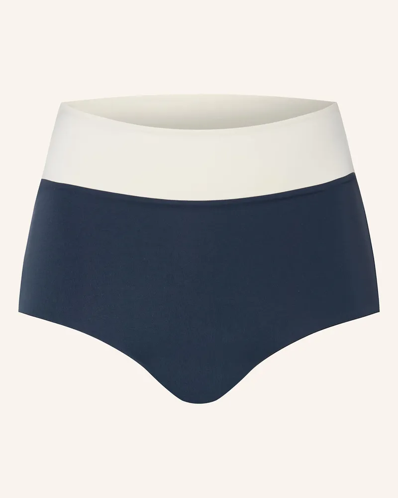 MYMARINI High-Waist-Bikini-Hose SURFSHORTS zum Wenden mit UV-Schutz 50 Schwarz