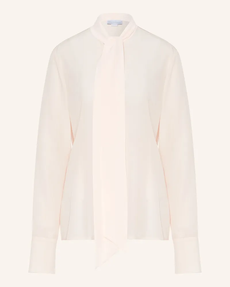 Stella McCartney Schluppenbluse Aus Seide beige Creme