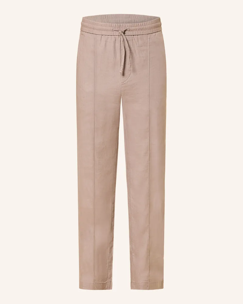HUGO BOSS Hose Regular Fit braun Taupe