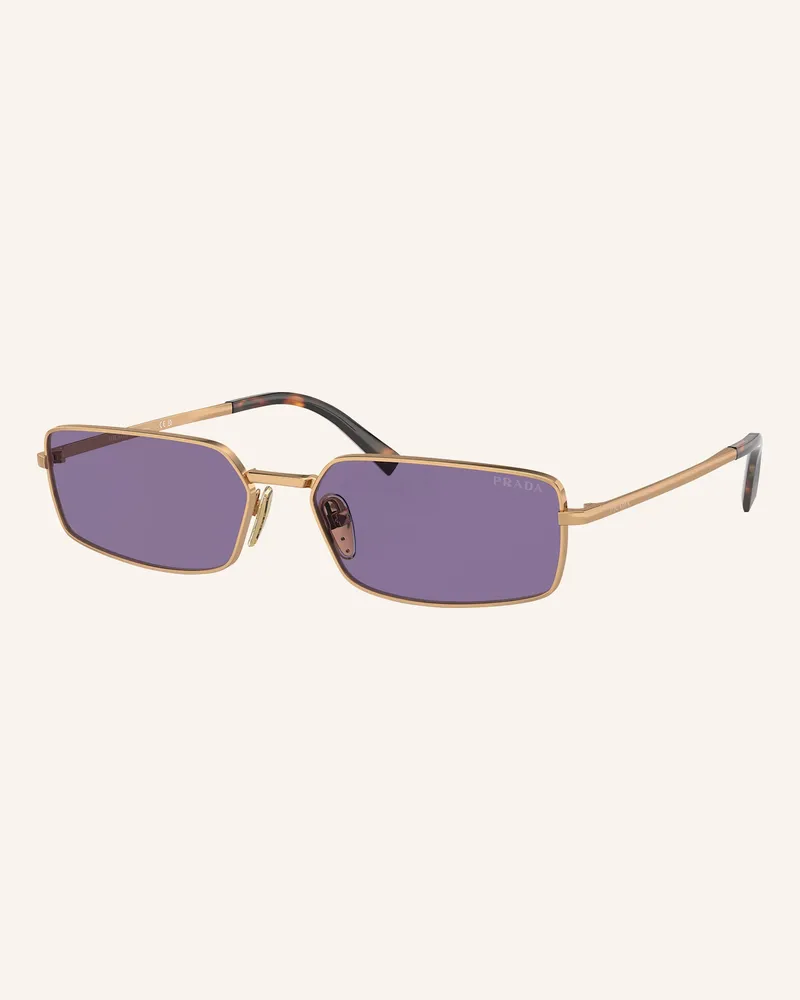 Prada Sonnenbrille pra60s gold 7oe01o