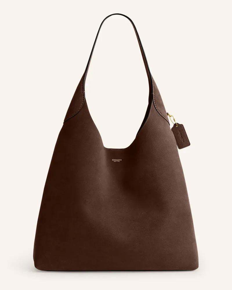 Coach Schultertasche Brooklyn Large braun Dunkelbraun