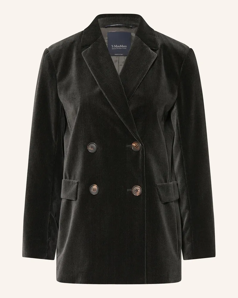 Max Mara Cordblazer PRISCA Dunkelgrau
