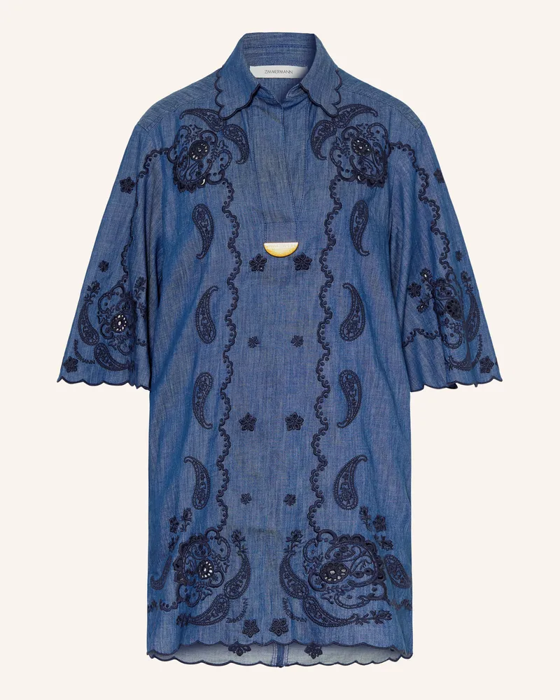 Zimmermann Jeanskleid Aster blau Blau