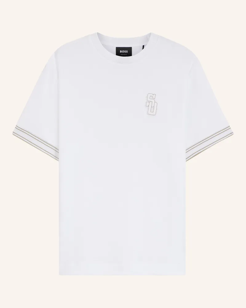 HUGO BOSS T-Shirt C-TIGERMAN 50_SO Regular Fit BOSS X SHOHEI OHTANI Weiss