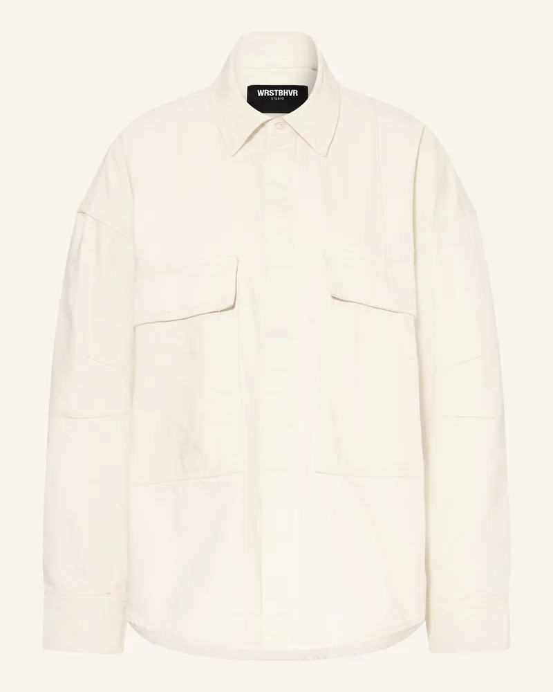 WRSTBHVR Jeansbluse Bets weiss Creme