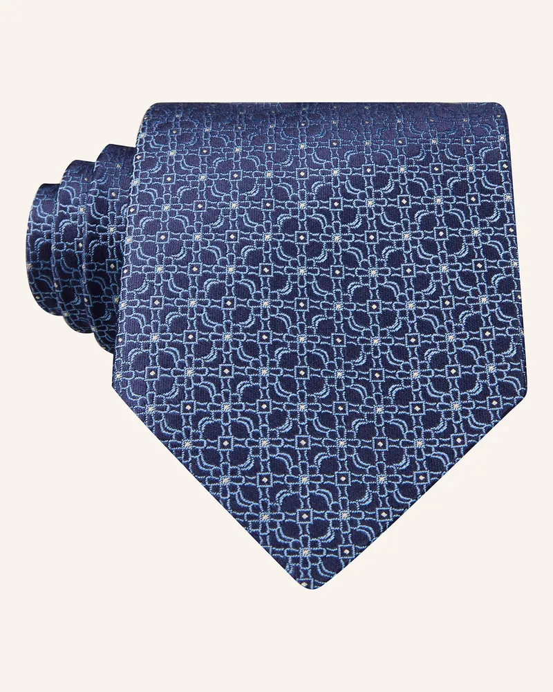 Eton Krawatte blau Dunkelblau