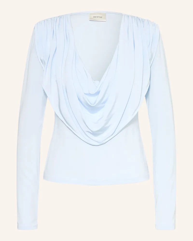 Gestuz Blusenshirt Gzlaily blau Hellblau