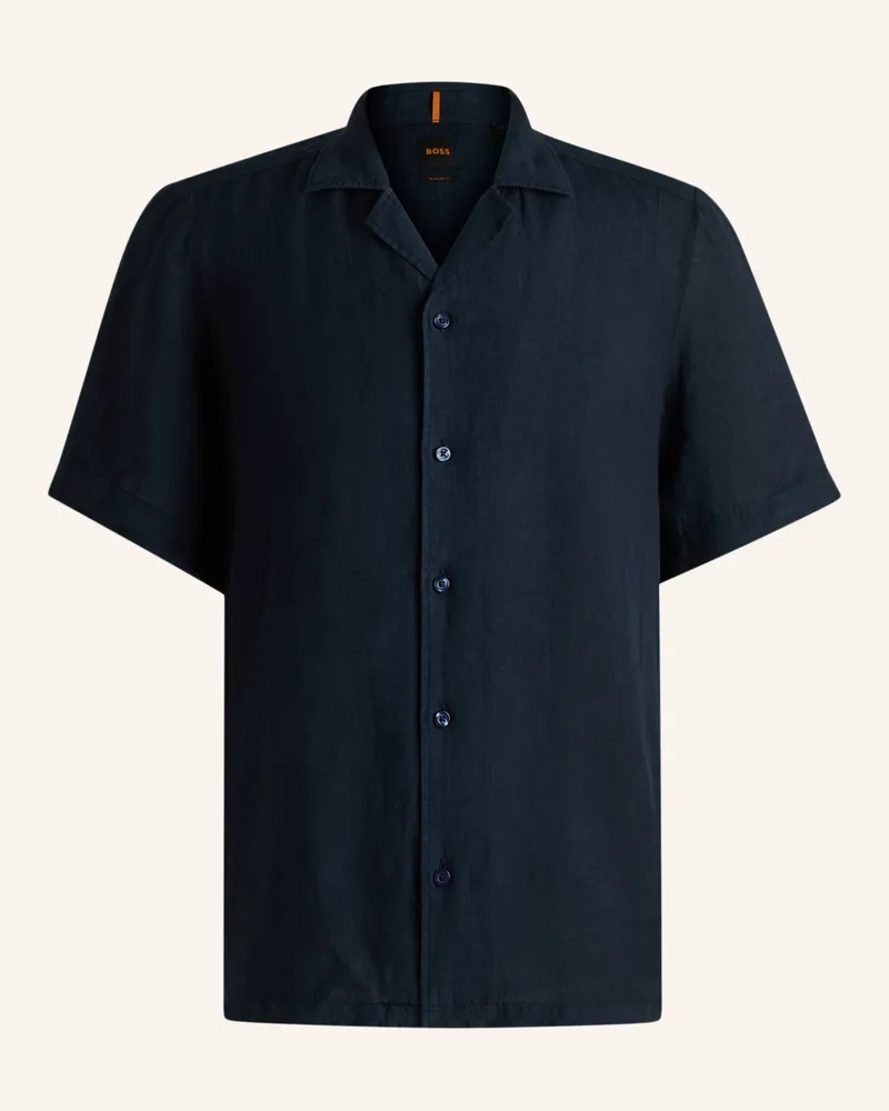HUGO BOSS Casual Hemd RAYER_M Regular Fit Dunkelblau