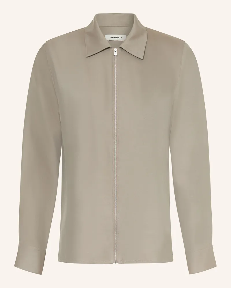 Sandro Overjacket silber Khaki