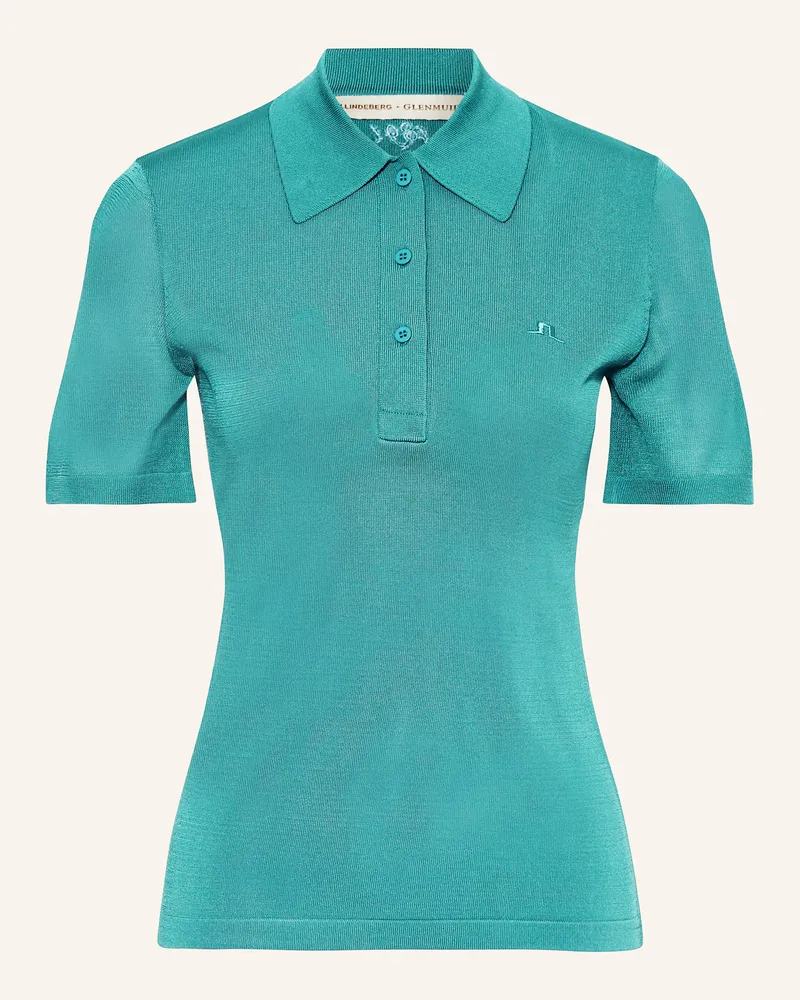 J.Lindeberg Funktions-Poloshirt Petrol