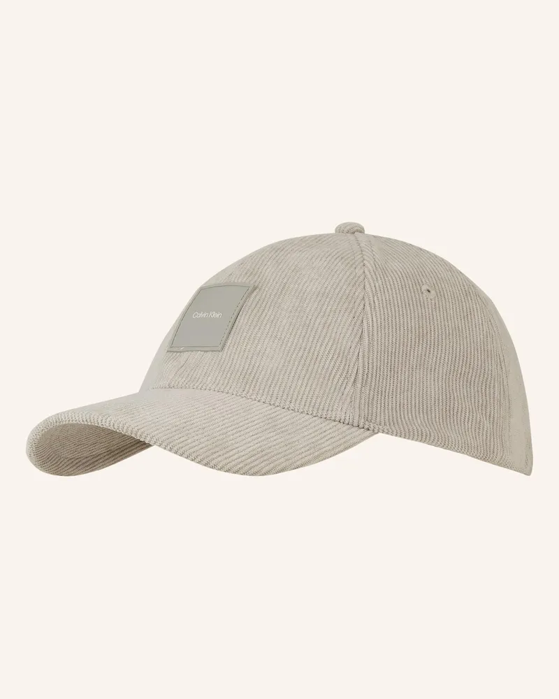Calvin Klein Cord-Cap Hellgrau