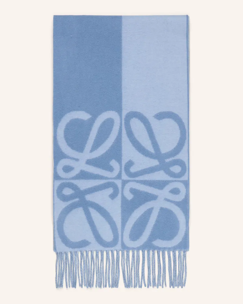 Loewe Schal blau Hellblau