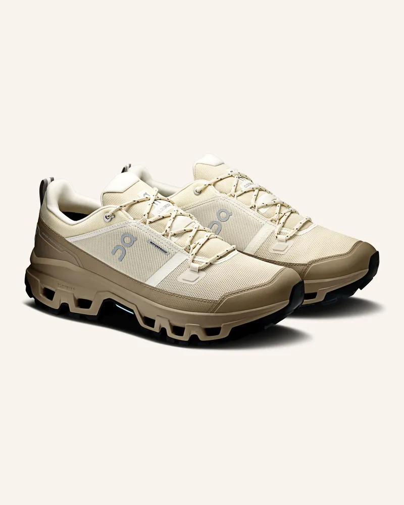 ON Wanderschuhe Cloudrock Low Wp beige Beige
