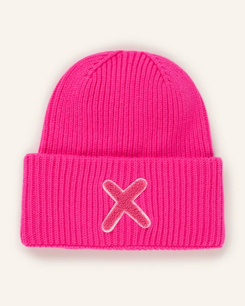 UNIO Mütze rot Neonpink