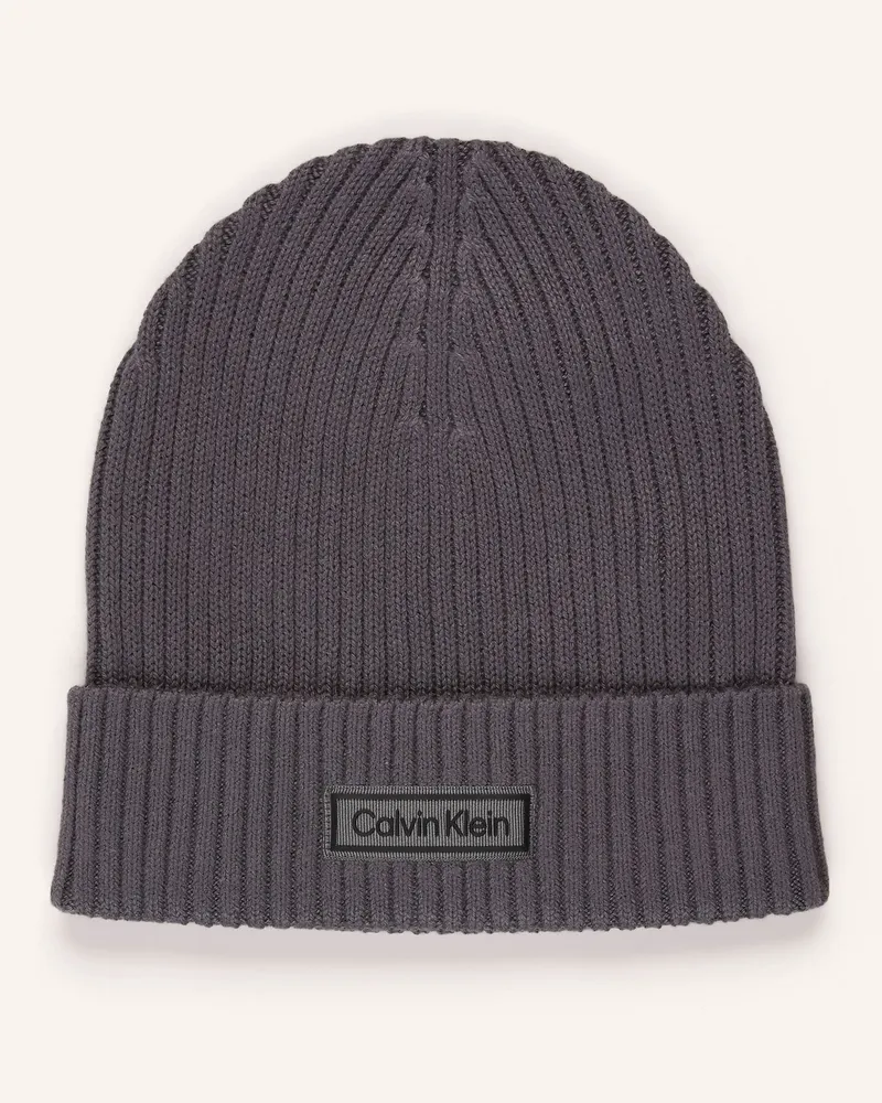 Calvin Klein Mütze grau Grau