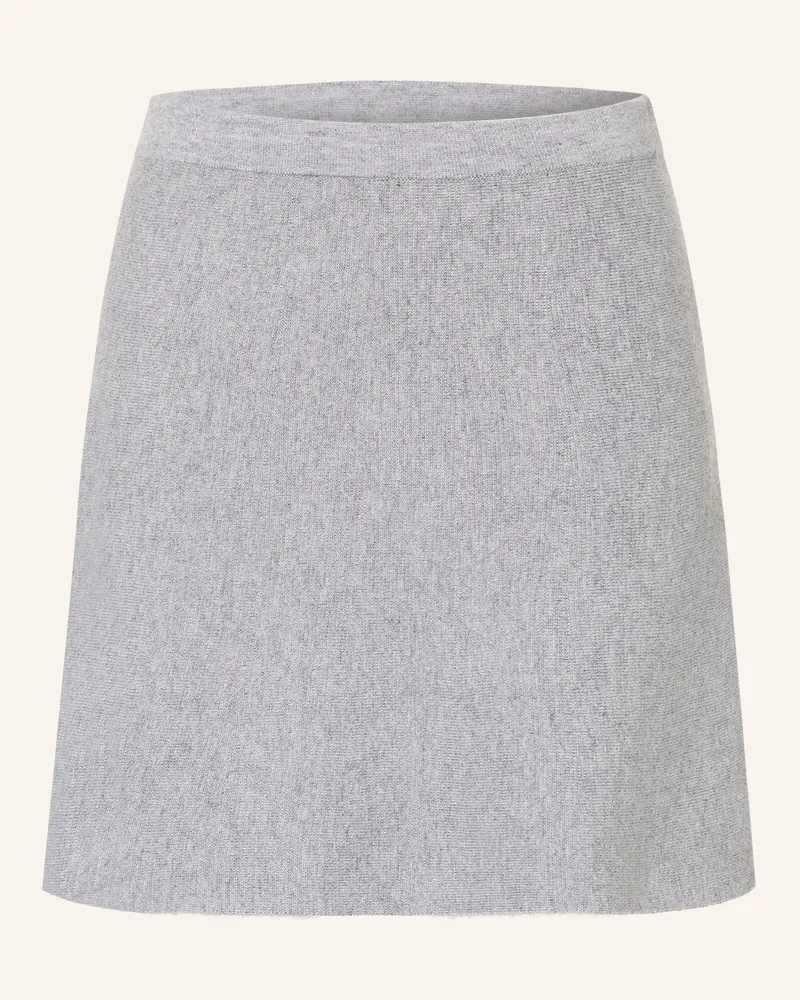 Rich&Royal Strickrock Mit Cashmere grau Hellgrau