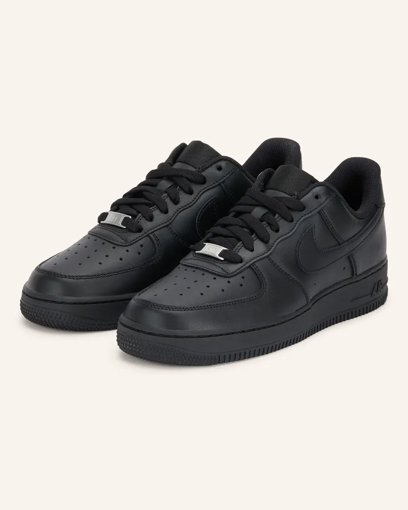 Nike Sneaker Air Force 1 07 schwarz Schwarz