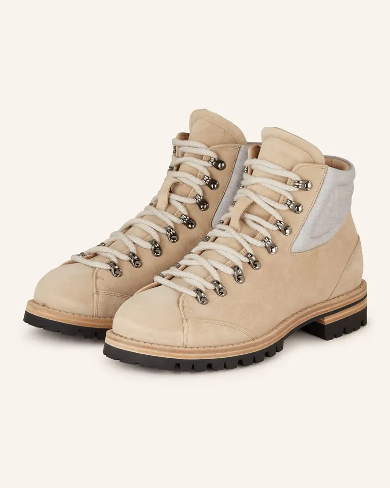 Eleventy Schnürboots - HELLBRAUN Beige