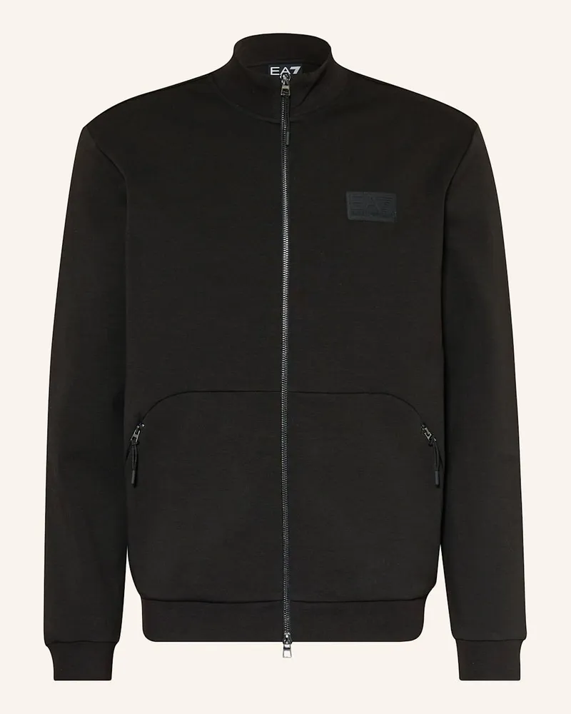 EA7 Sweatjacke TRAIN Schwarz