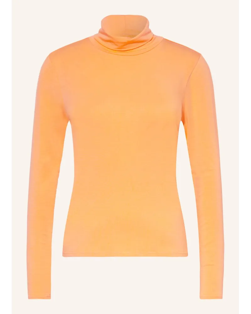 COMMA Rollkragenshirt Orange