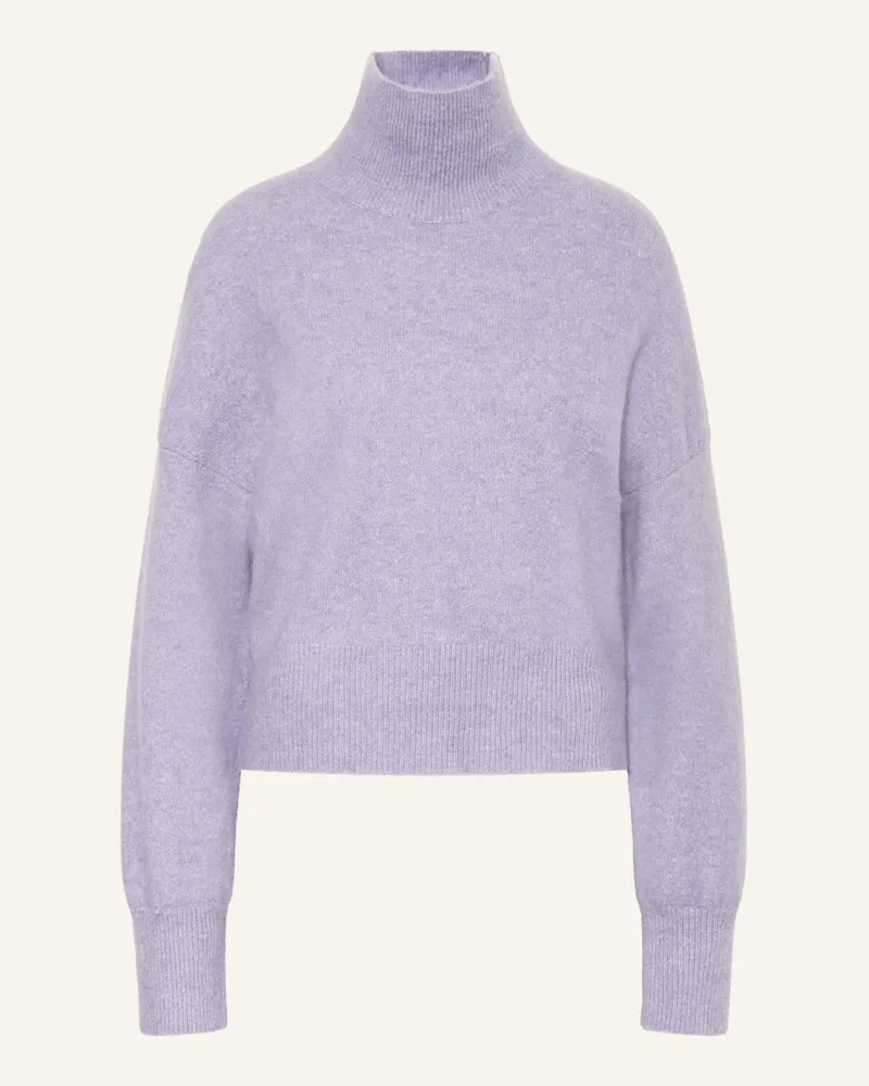Samsøe & Samsøe Rollkragenpullover NOLA mit Alpaka Helllila