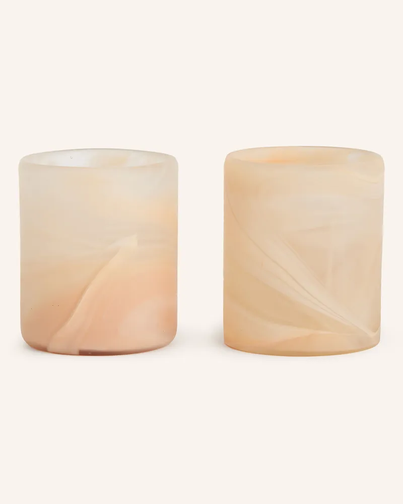 House Doctor 2er-Set Teelichthalter Hdkae beige Beige