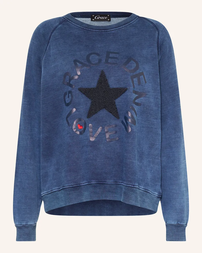 Grace Sweatshirt Dunkelblau