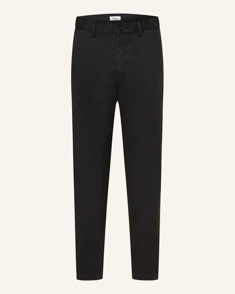 paul Chino Regular Fit schwarz Schwarz