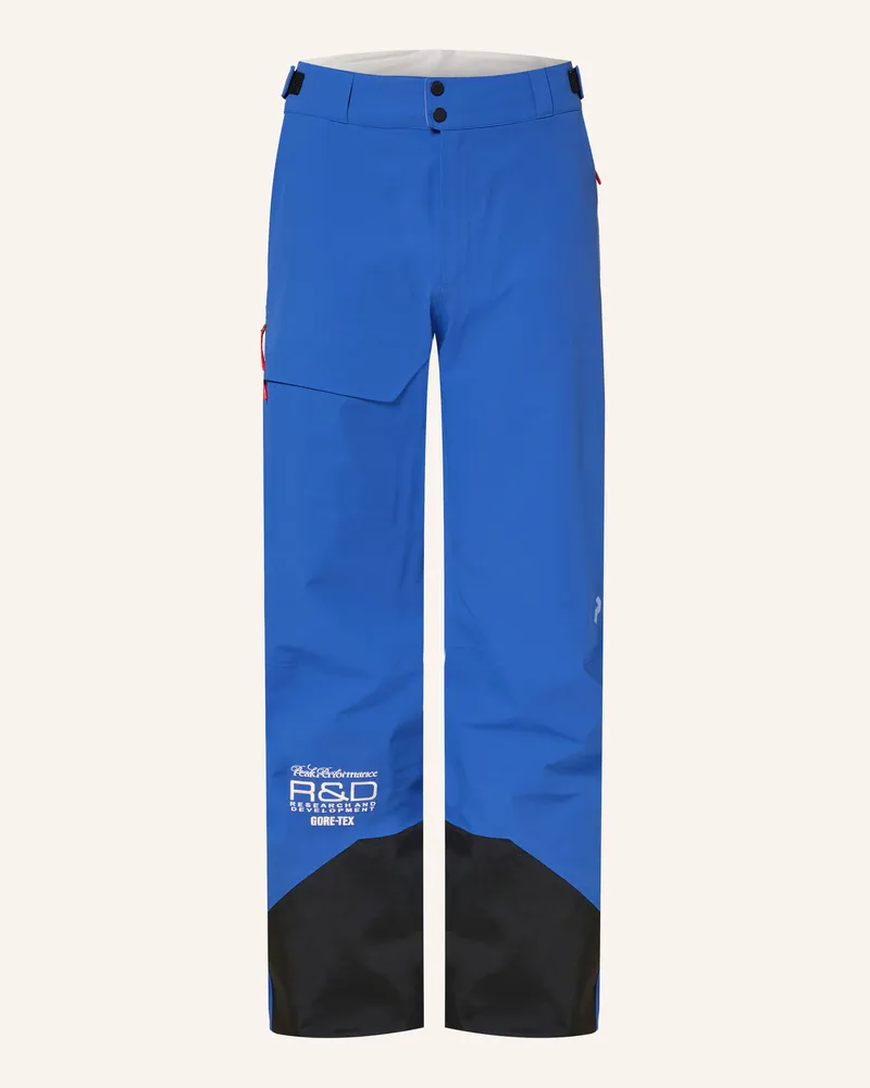Peak Performance Hardshell-Skihose 40y R&D Gore-Tex blau Blau