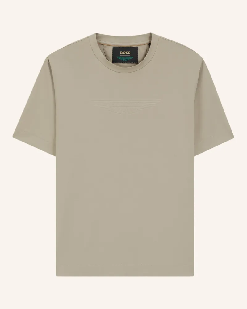 HUGO BOSS T-Shirt L-MAX_AM-254 Regular Fit Khaki
