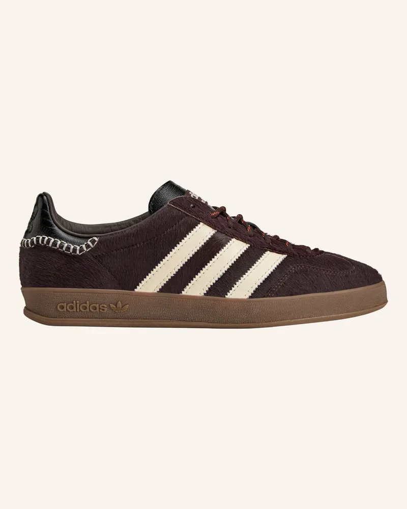 adidas Sneaker Wb Gazelle Pony rot Dunkelbraun