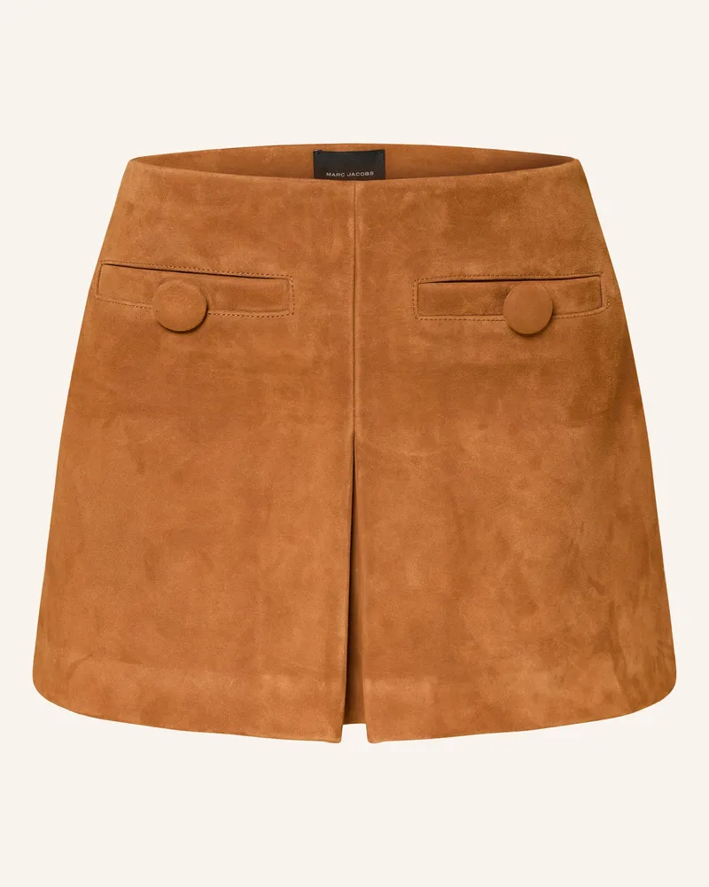 Marc Jacobs Lederrock Dunkelorange