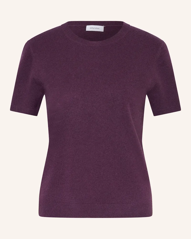 Darling Harbour Strickshirt aus Cashmere Pflaume