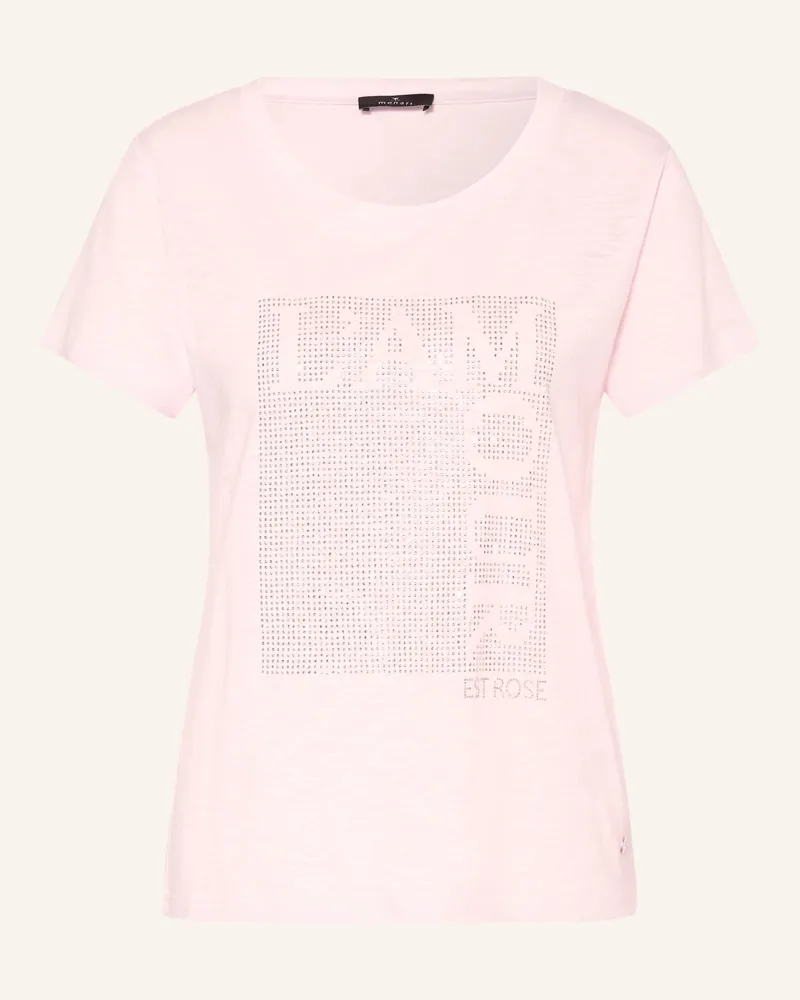 monari T-Shirt mit Schmucksteinen Hellrosa