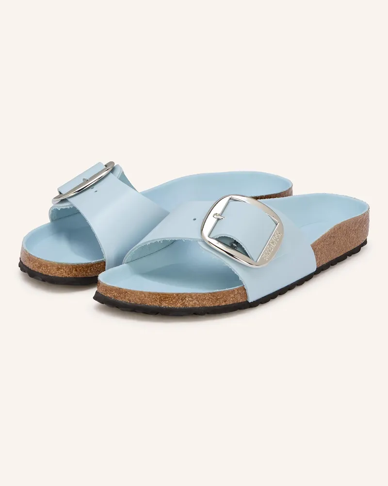 Birkenstock Pantoletten MADRID BIG BUCKLE Hellblau
