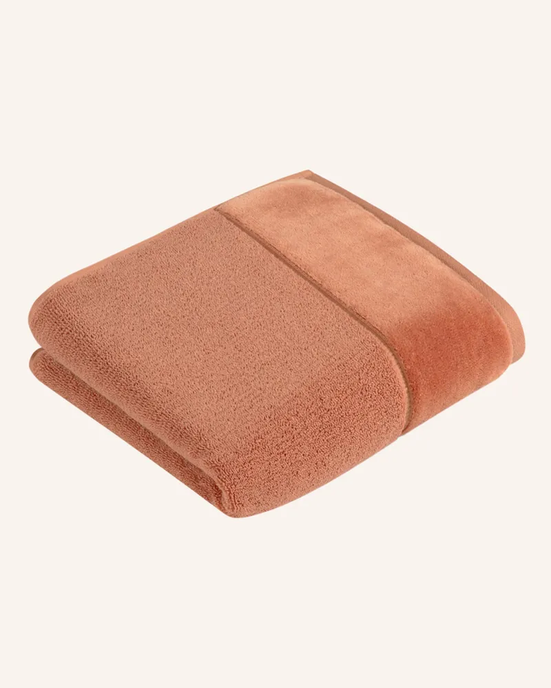 Vossen Badetuch Pure braun Lachs
