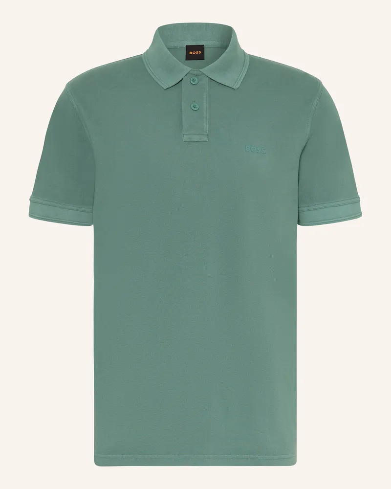 HUGO BOSS Piqué-Poloshirt Prime gruen Grün